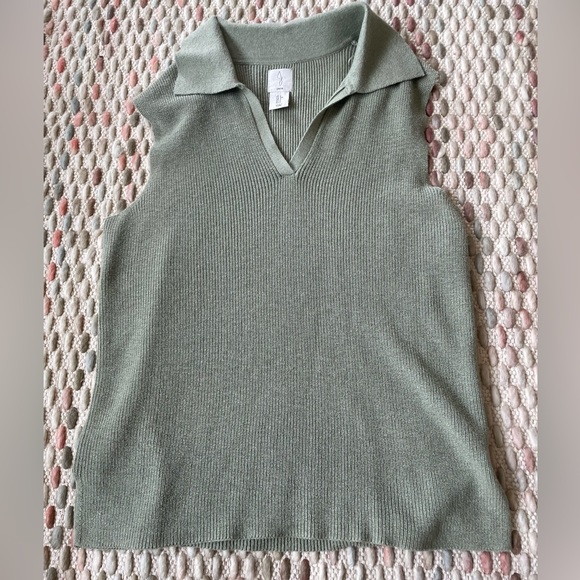 Joie Green Sweater Vest - Picture 1 of 3